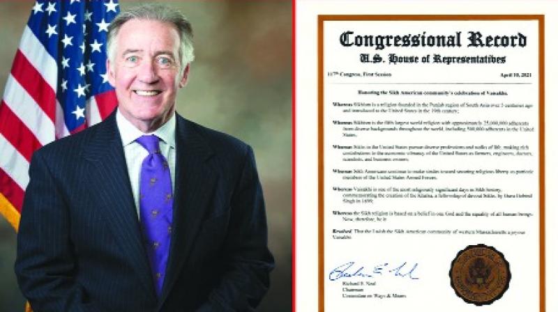 Khalsa Sajna Diwas recorded in the Congressional Record Khalsa Sajna Diwas recorded in the Congressional Record