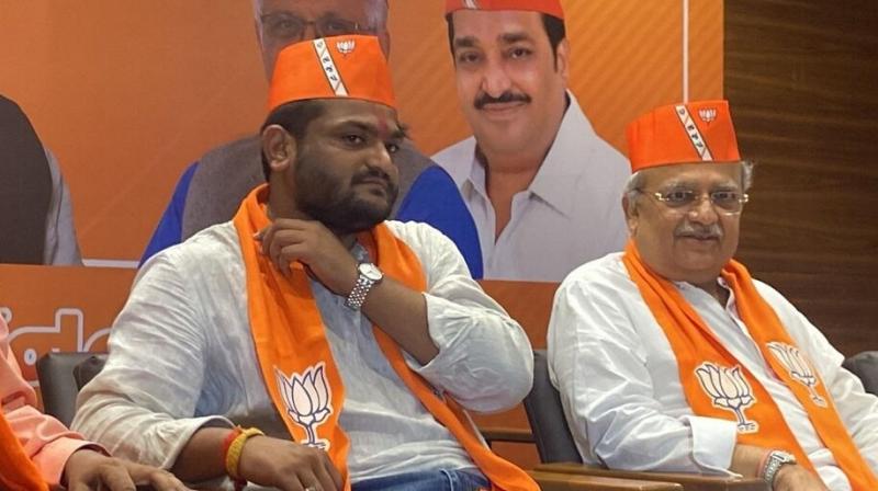 Hardik Patel joins BJP Hardik Patel joins BJP
