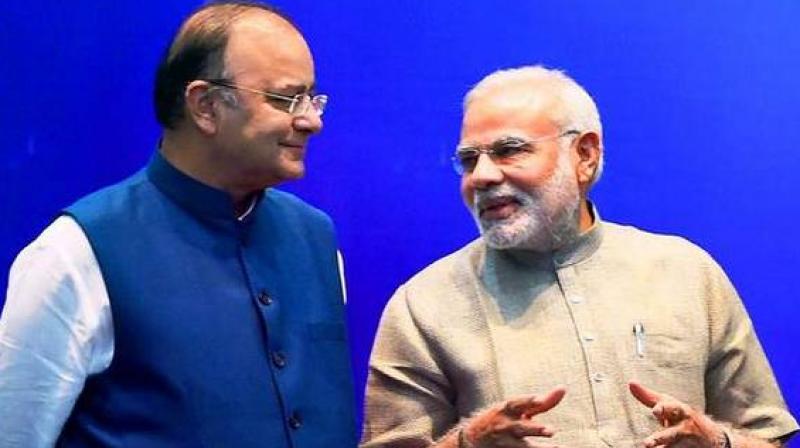 PM Modi and Jaitley PM Modi and Jaitley