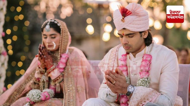 Olympian Neeraj Chopar bound in the holy bond of marriage Olympian Neeraj Chopar bound in the holy bond of marriage