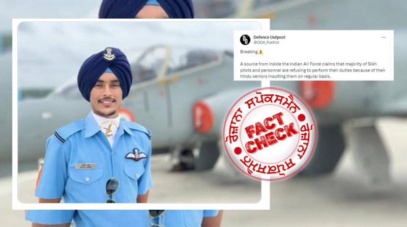 Fact Check IAF Denied viral claiming regarding Sikh Pilots regretting their duty