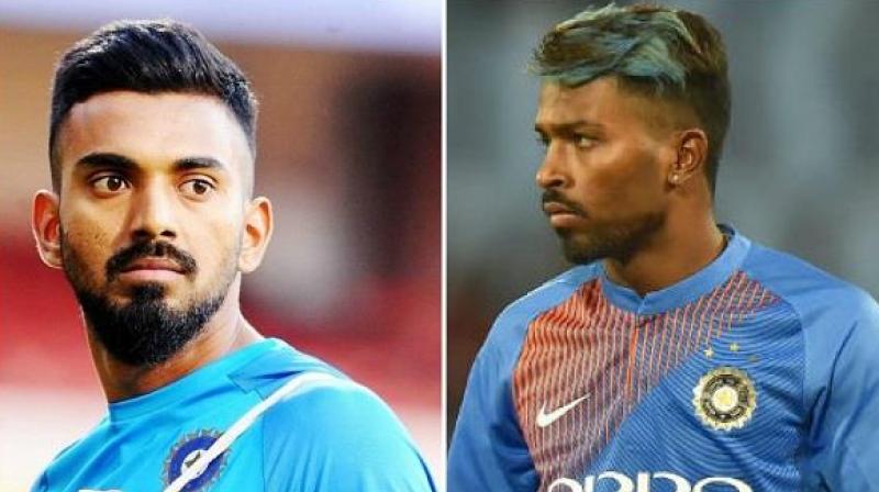 KL Rahul and Hardik  Pandya