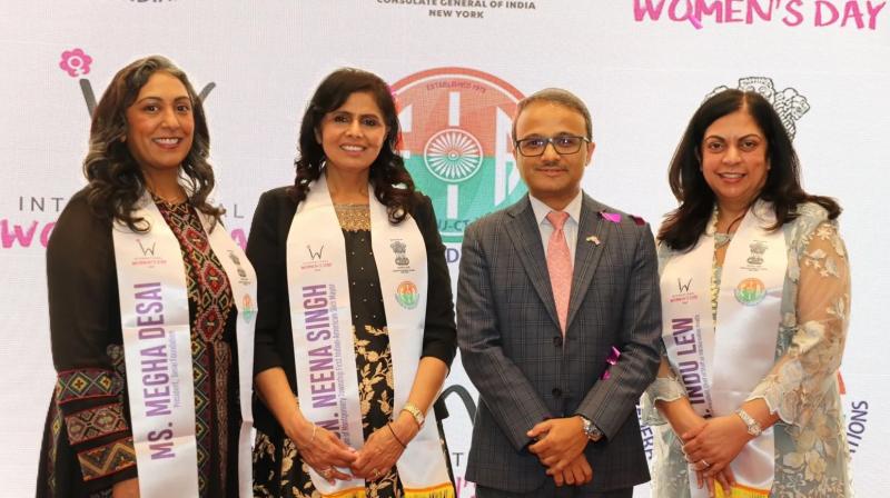 Four prominent women honoured by Indian Consulate, diaspora organisation 