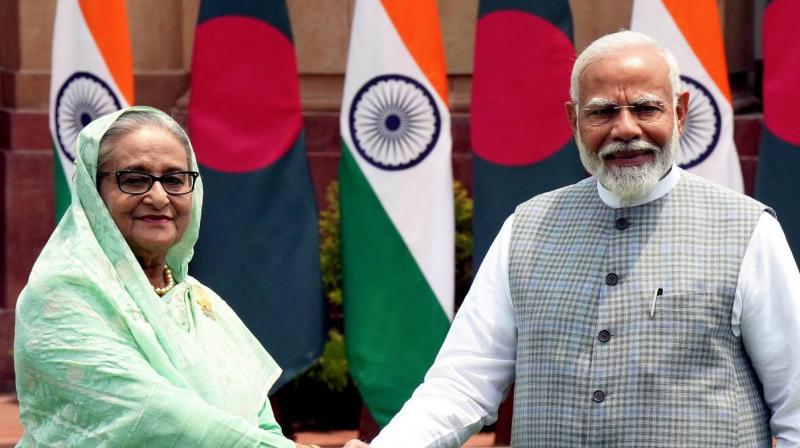 PM Modi held talks with PM Hasina of Bangladesh on trade and connectivity PM Modi held talks with PM Hasina of Bangladesh on trade and connectivity