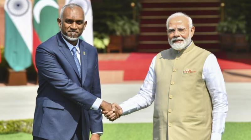 PM Modi Meets Maldives President PM Modi Meets Maldives President