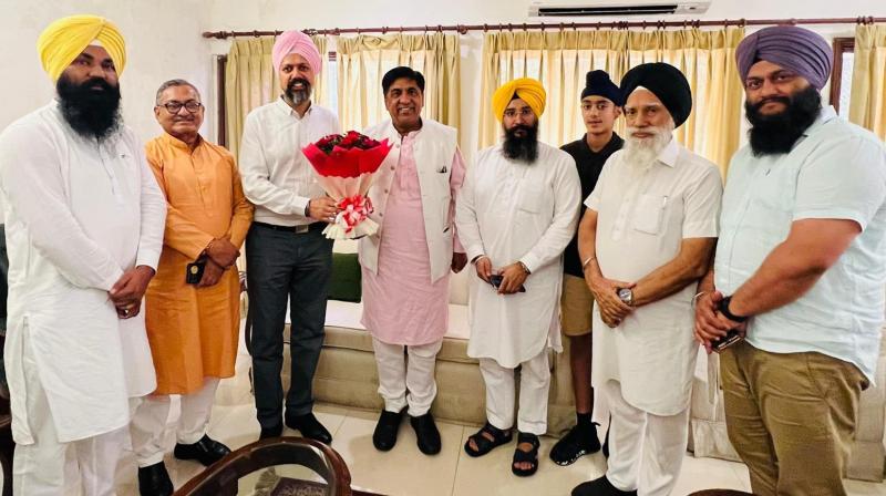 UK MP Dhesi meets Revenue Minister Jimpa and Sports Minister Hayer UK MP Dhesi meets Revenue Minister Jimpa and Sports Minister Hayer