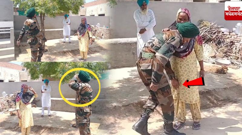 A worker's son became a soldier due to hard work Faridkot News A worker's son became a soldier due to hard work Faridkot News
