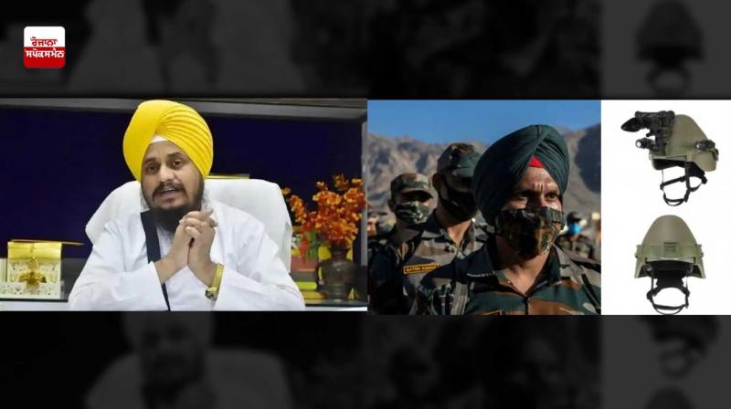 Jathedar reaction on decision to implement helmets for Sikh soldiers Jathedar reaction on decision to implement helmets for Sikh soldiers