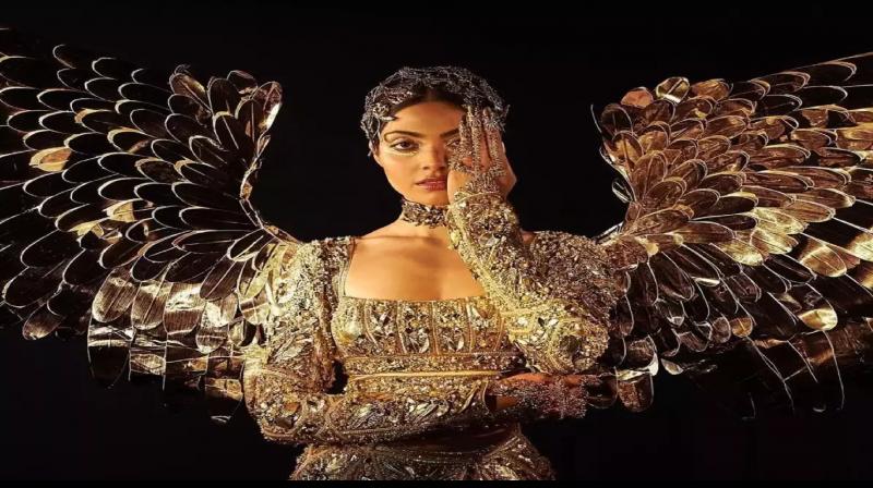 India’s Divita Rai stuns as the ‘Golden Bird’ at Miss Universe