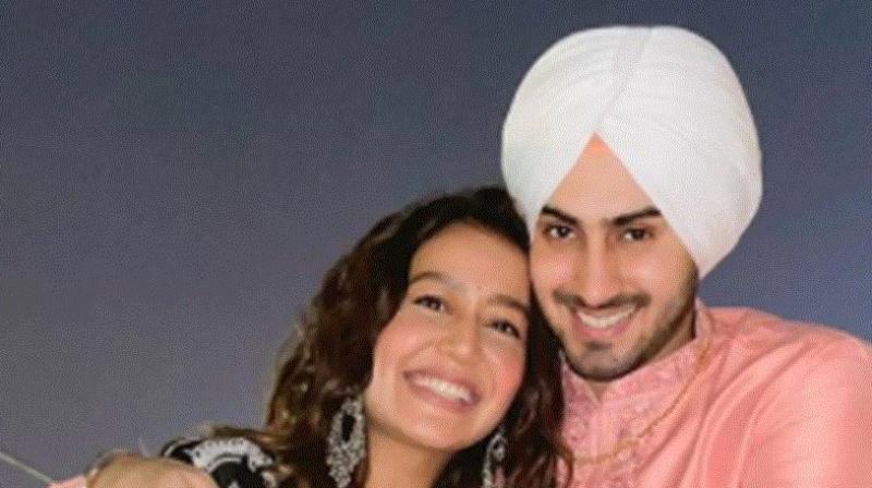 Neha Kakkar with Rohanpreet Singh Neha Kakkar with Rohanpreet Singh