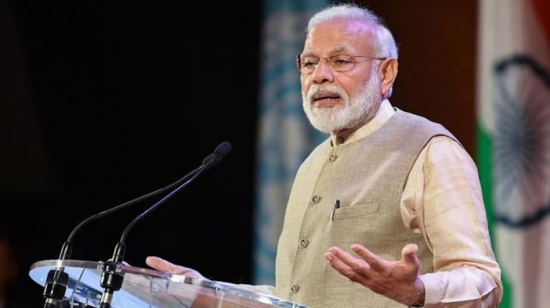 No scope for 'temporary' in New India: Modi in Paris No scope for 'temporary' in New India: Modi in Paris