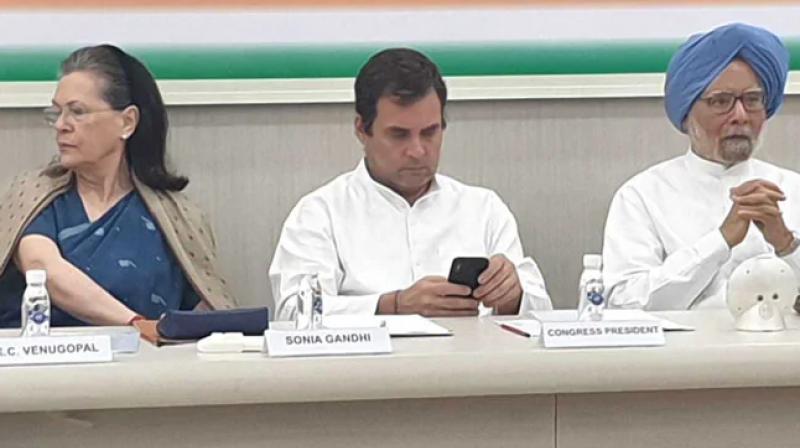 CWC meeting live updates Rahul Gandhi congress Sonia Gandhi UPA