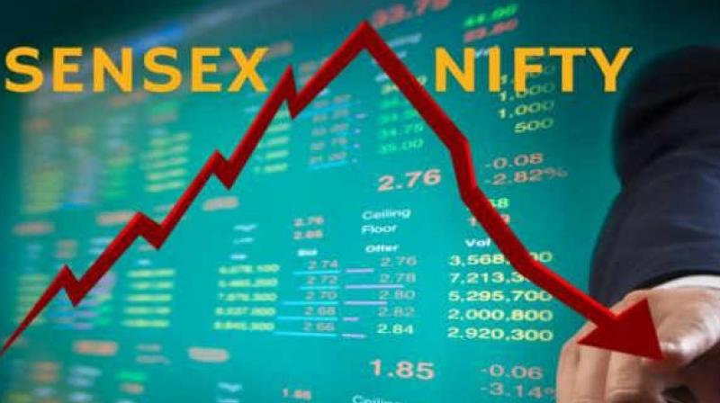 Decline in stock market, Sensex-Nifty closed on red mark Decline in stock market, Sensex-Nifty closed on red mark