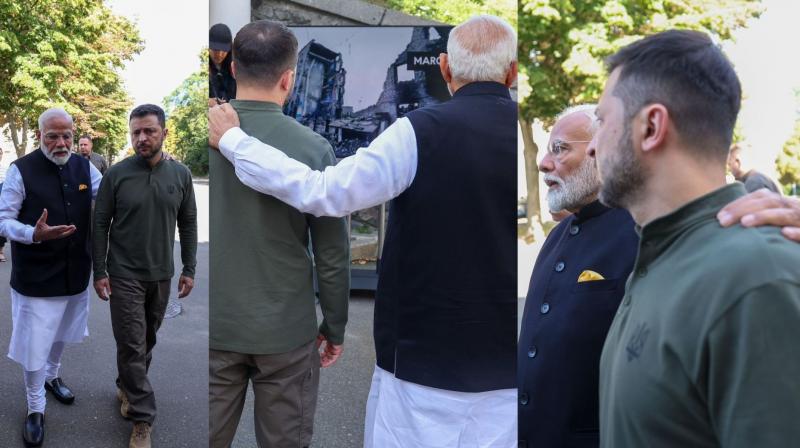 PM Narendra Modi met President Volodymyr Zelensky PM Narendra Modi met President Volodymyr Zelensky