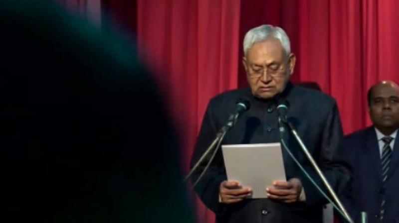 Nitish Kumar took oath as the Chief Minister of Bihar Nitish Kumar took oath as the Chief Minister of Bihar