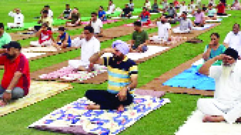 People During Yoga People During Yoga