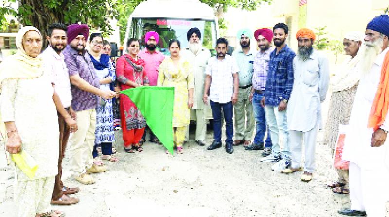 T.B. Awareness van reached CHC Sarhali T.B. Awareness van reached CHC Sarhali
