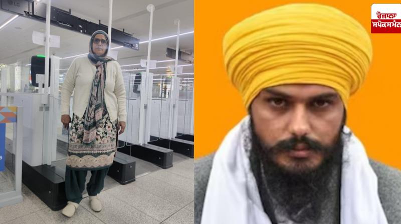 MP Amritpal Singh's mother stopped at Delhi airport