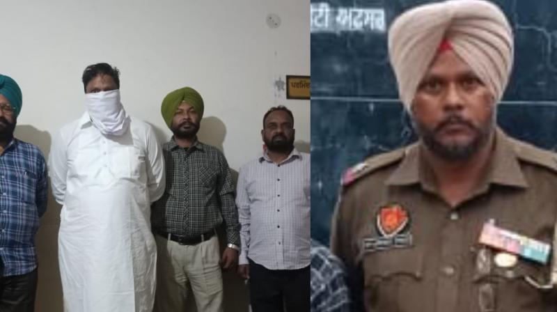 Barnala STF in-charge Satvinder Nikku arrested on the charge of accepting a bribe of one lakh rupees