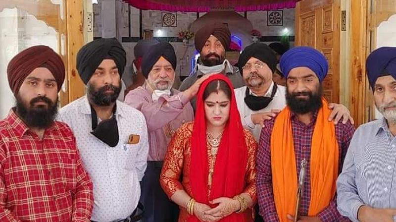  Sikh Girl Married Off In Her Own Community