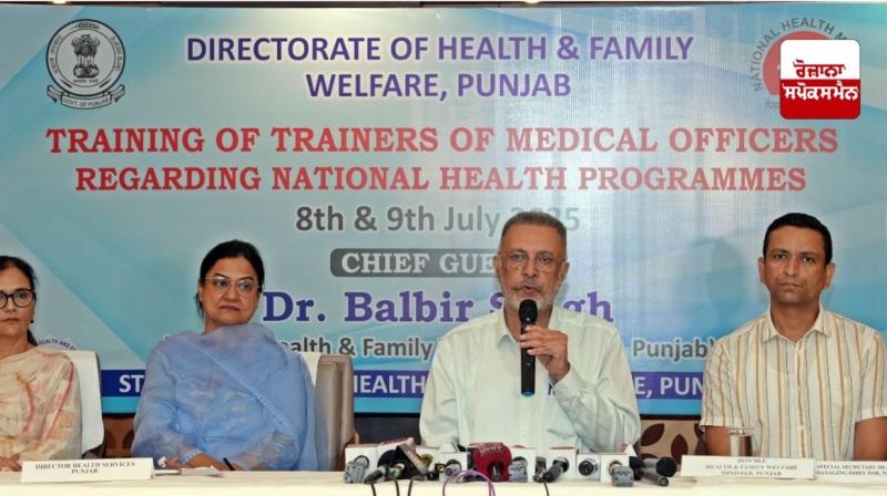 Health Minister Dr. Balbir Singh Health Minister Dr. Balbir Singh