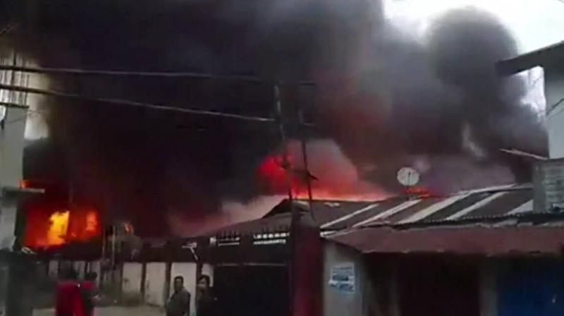 Arunachal Pradesh: 700 shops gutted as massive fire ravages market in Itanagar Arunachal Pradesh: 700 shops gutted as massive fire ravages market in Itanagar