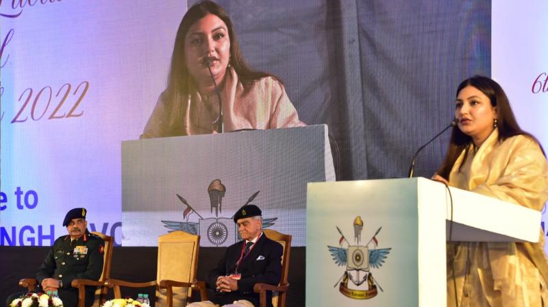  Anmol Gagan Maan Inaugurates 6th Military Literature Festival-2022
