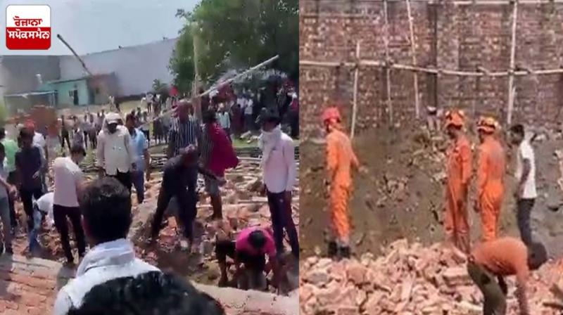 Suddenly the wall of the warehouse under construction collapsed, 5 workers died