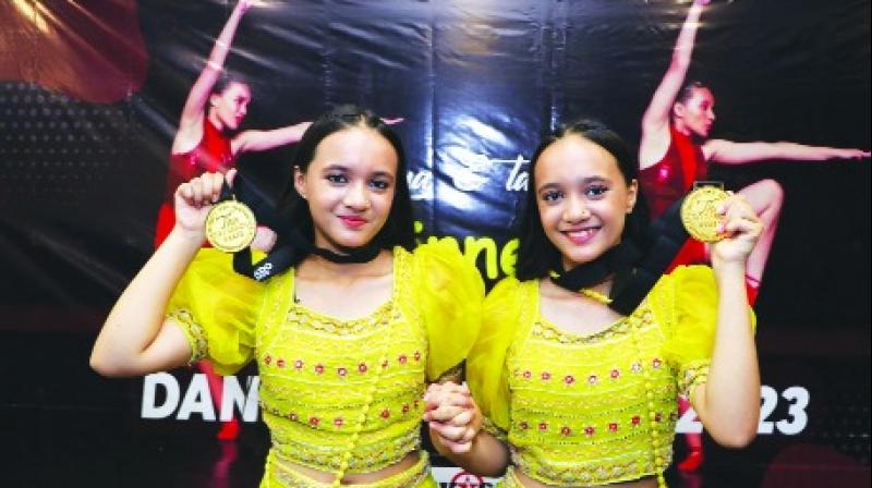 Twin sisters shine Tricity's name in international dance competition Twin sisters shine Tricity's name in international dance competition