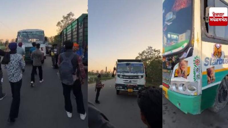 Himachal buses stopped in Punjab Himachal buses stopped in Punjab