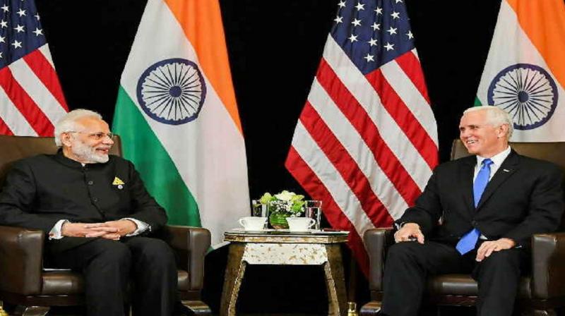 Modi With Mike pence Modi With Mike pence