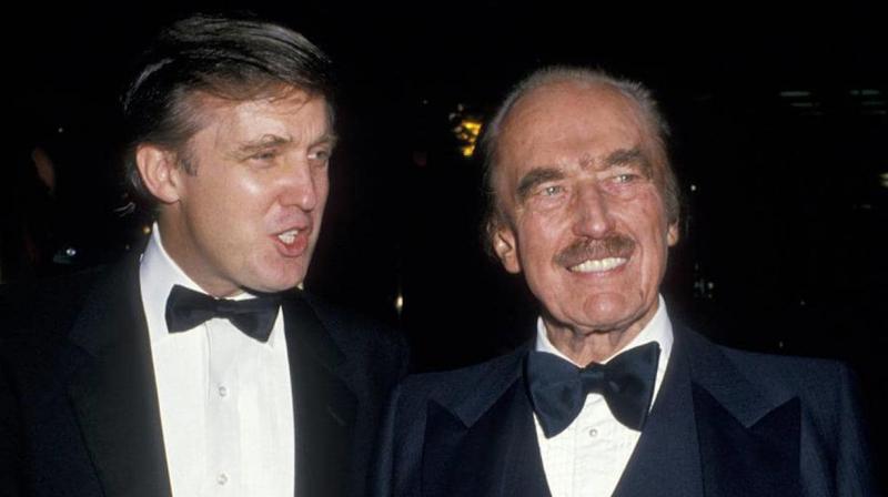 Donald trump and his father Fred Trump Donald trump and his father Fred Trump