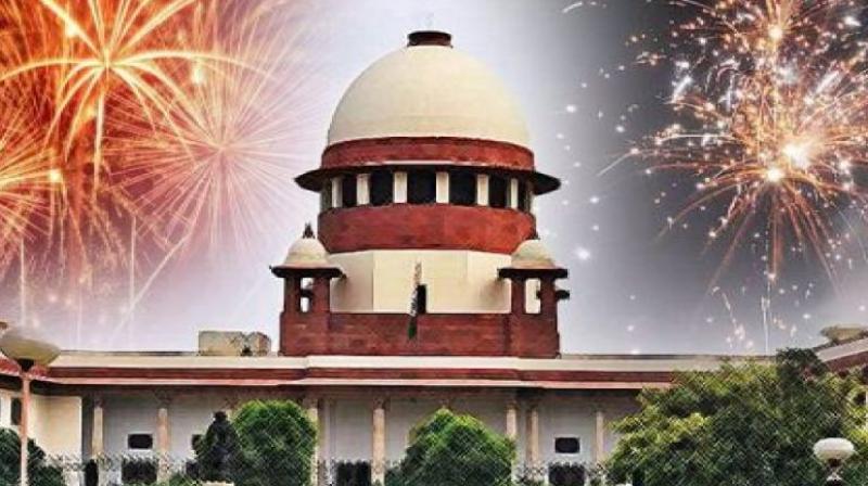 Let people breathe, Supreme Court bans firecrackers in Delhi Let people breathe, Supreme Court bans firecrackers in Delhi