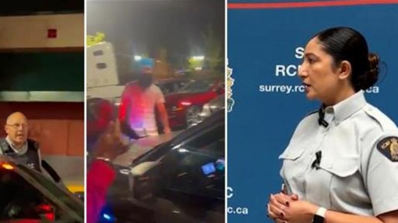 The case of 40 Punjabi youths stopping a police officer, the police is identifying the youths The case of 40 Punjabi youths stopping a police officer, the police is identifying the youths