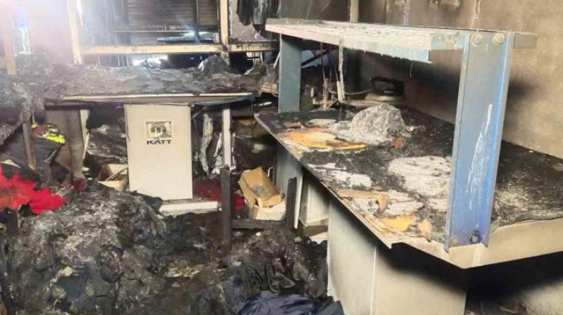 Terrible fire at readymade garment factory Terrible fire at readymade garment factory