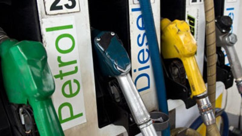 Petrol price declined, diesel costlier
