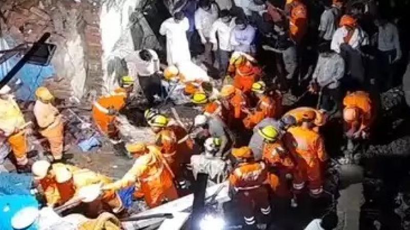 Meerut Building Collapse: Three storied building collapsed, 9 family members died, many injured Meerut Building Collapse: Three storied building collapsed, 9 family members died, many injured