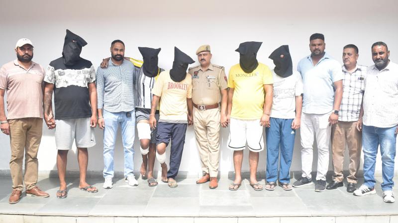 There was a shootout between the commissionerate police and miscreants in Jalandhar There was a shootout between the commissionerate police and miscreants in Jalandhar
