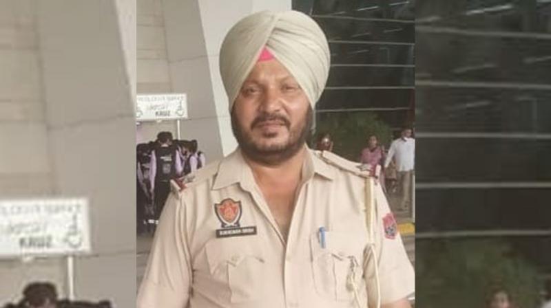 ASI Sukhchain Singh died in a road accident ASI Sukhchain Singh died in a road accident