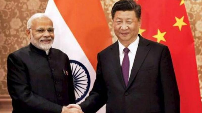 PM Modi with Xi Jinping 