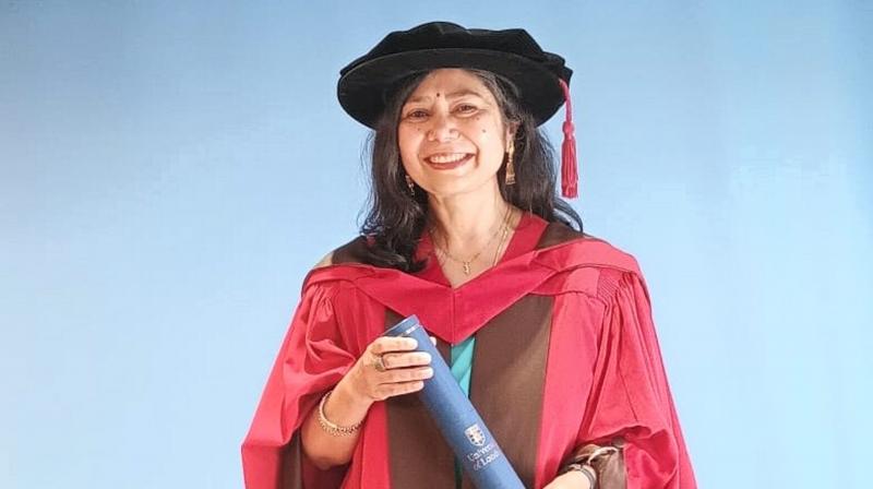 Indian-British Author Honored with Honorary Doctorate from University of London Indian-British Author Honored with Honorary Doctorate from University of London