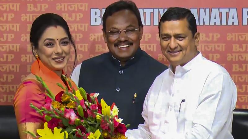 Lok Sabha elections: Anupama actor Rupali Ganguly joins BJP Lok Sabha elections: Anupama actor Rupali Ganguly joins BJP