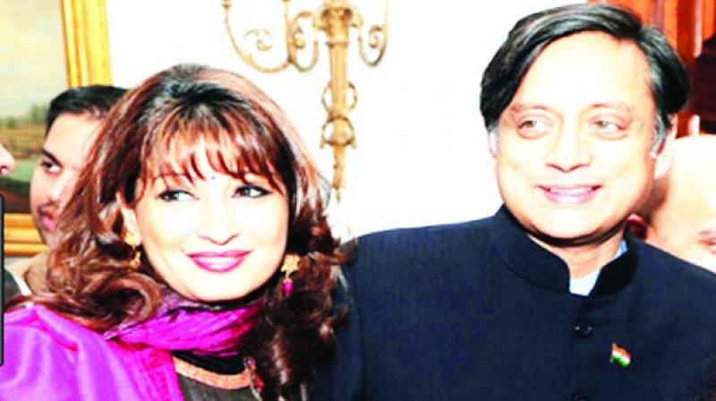 Sunanda And Shashi Tharoor