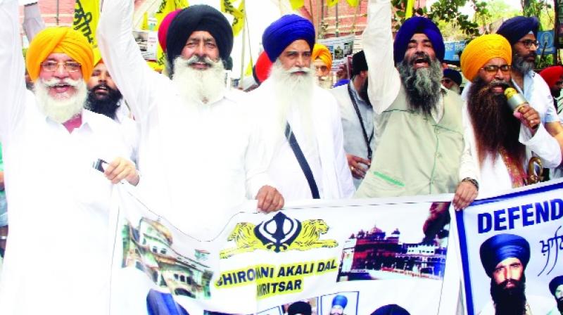 Independence March by Sikh Youth Bhindranwale Independence March by Sikh Youth Bhindranwale