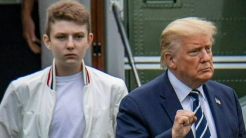 Donald Trump's son Barron Trump 