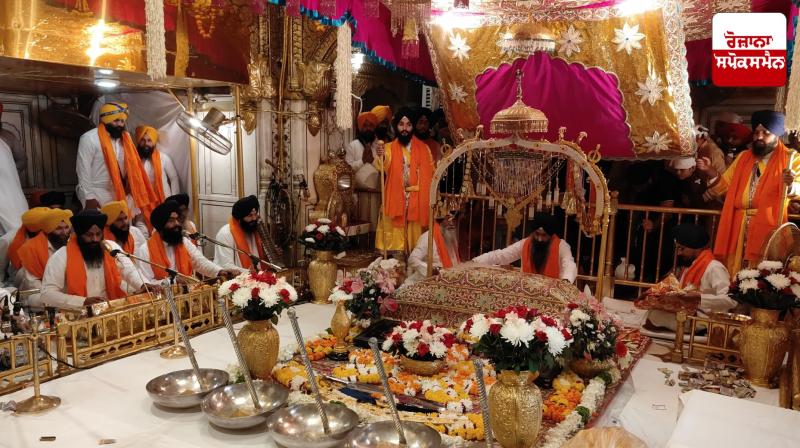 Beautiful Jallow Sahib decorated on the Prakash Purab of Sri Guru Ram Das Ji Beautiful Jallow Sahib decorated on the Prakash Purab of Sri Guru Ram Das Ji