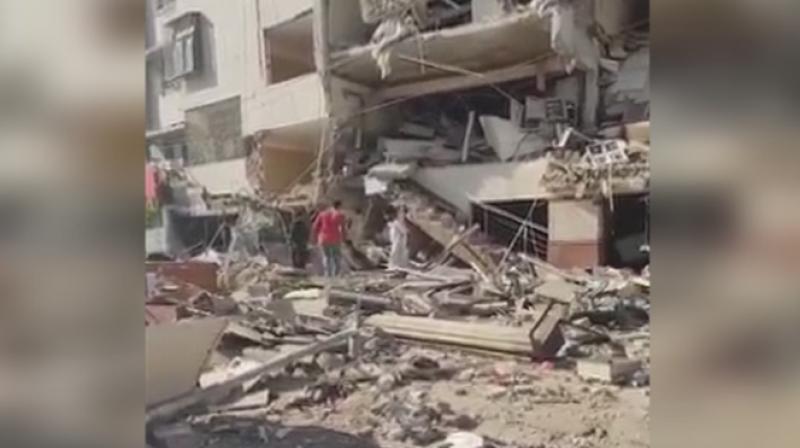A bomb blast near the Pakistani city of Karachi has killed at least 11 people A bomb blast near the Pakistani city of Karachi has killed at least 11 people