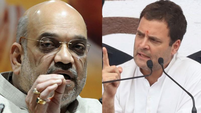 Rahul Gandhi With Amit Shah Rahul Gandhi With Amit Shah