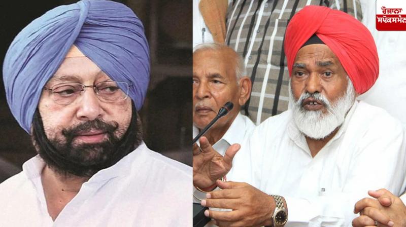 Captain Amarinder Singh and Shamsher Singh Dullon Captain Amarinder Singh and Shamsher Singh Dullon