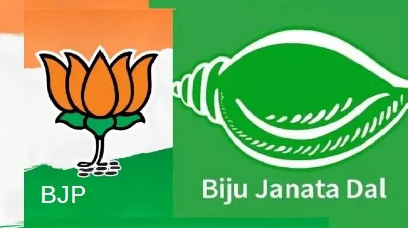  BJP and BJD Logo 